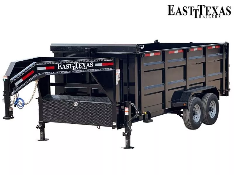 2026 83"x16' Bumper Pull Dump Trailer 48" Sides-14k GVWR-Telescopic Lift 48278