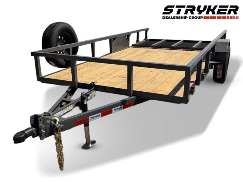 2026 14' Utility Trailer (1) 3.5K Axle, 77" Wide 4' Gate 4159