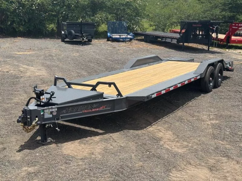 2025 24' HEH Bumper Pull Equipment Trailer (2) 10K Axles, Drive Over ...
