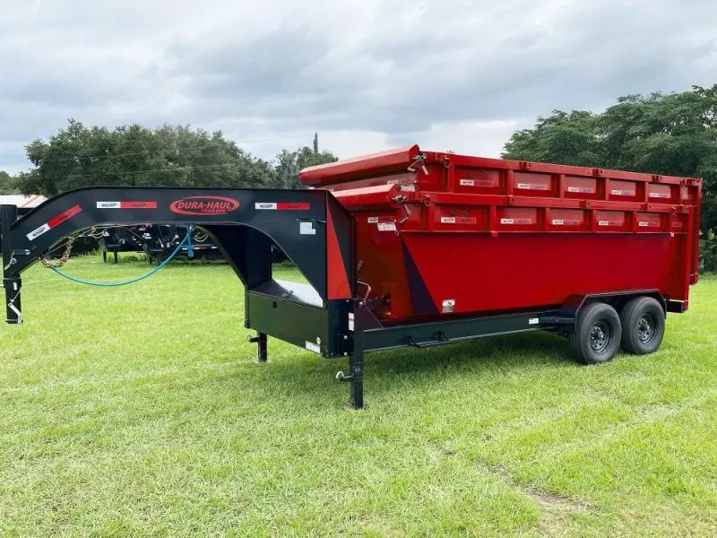 2025 Dura Haul 16' GN Roll off Bundle (2) 8k Axles + 2 Bins w/ 4' Walls 0973-B