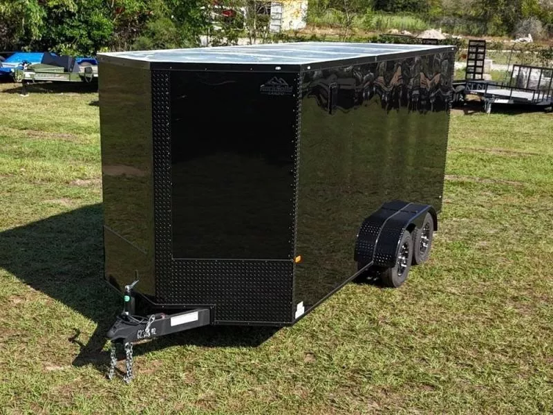 2025 7 x 16 TA Enclosed Trailer-Black Out Package-.080 Polycore-7' Interior 067515
