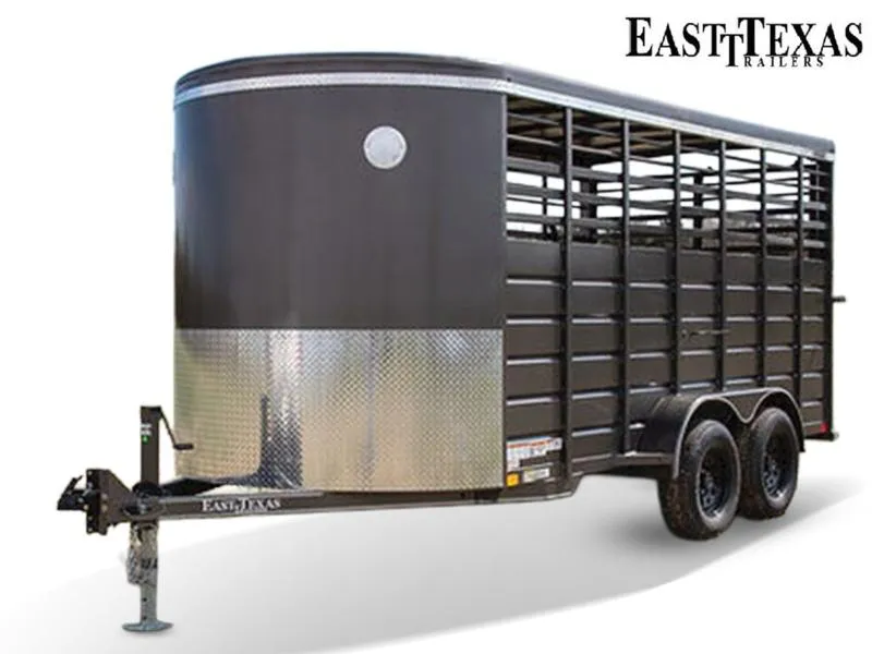 2026 East Texas Bumper Pull Livestock Trailer