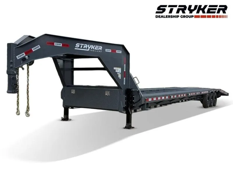 2026 44' Stryker Gooseneck Mesh Deck Multi Car Hauler (3) 7k Axles-12k GVWR Derated 4090