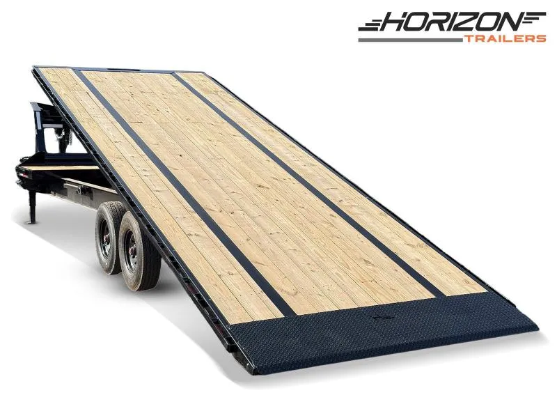 2024 Horizon FTS Gooseneck Deckover Split Tilt Trailer