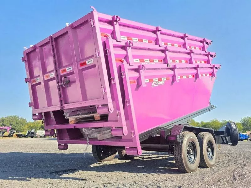 2025 Stryker 14' BP Roll off Bundle (2) 7k Axles + 3 Bins w/ 4' Walls 2632-A