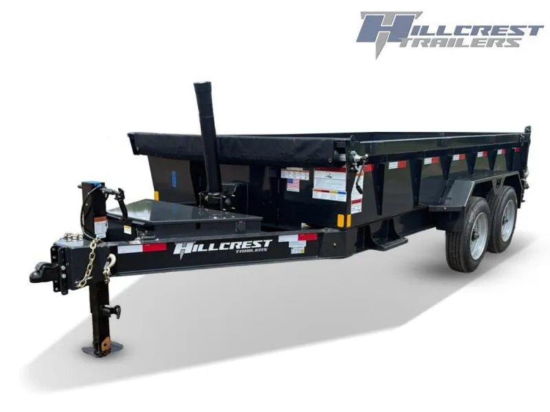 2024 Hillcrest Bumper Pull Dump Trailer