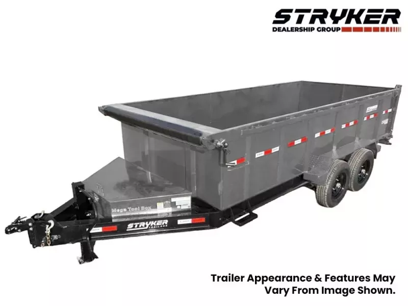 2026 16' SDT Dump Trailer 36" Side Walls-620 Scissor Lift-3 Way Gate 003079