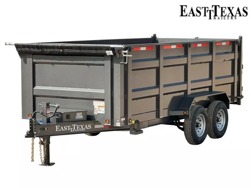 2026 83"x16' Bumper Pull Dump Trailer 48" Sides-14k GVWR 048613