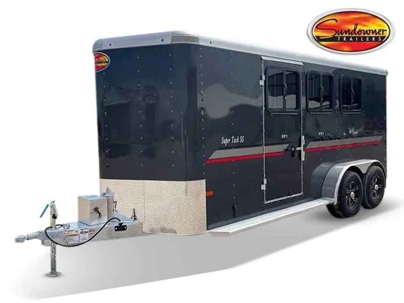 2025 Sundowner Super Tack Bumper Pull Horse Trailer