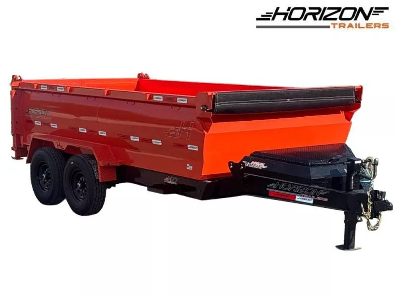2025 14' HZ7 Dump 36" Sides-7K Axles-620 Scissor 012667