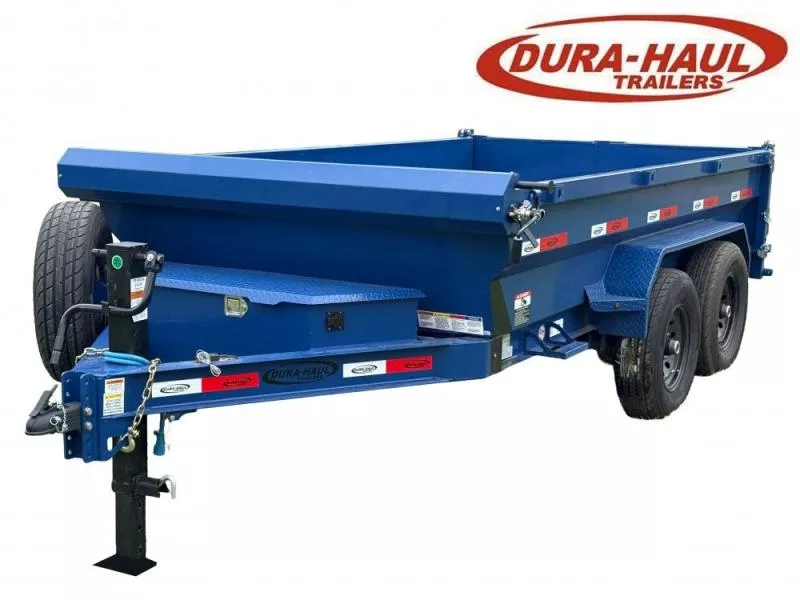 2025 12' x 6' Dump Trailer DRM 24" Side Walls (2) 7K Axles Scissor Lift