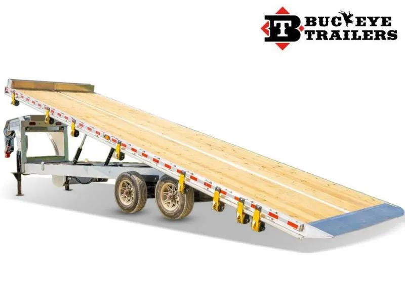 2025 Buckeye Aluminum Gooseneck Deckover Full Tilt Trailer