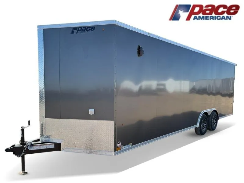 2026 8.5 x 24 Journey SE Flat Top Sloped V Nose Car Hauler (2) 5200 lbs Axles 132855