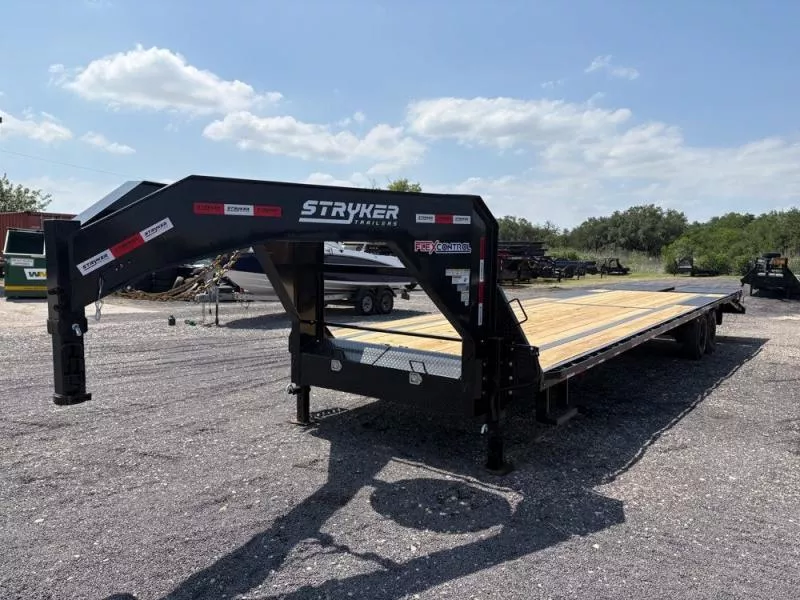 2025 35' Stryker Gooseneck (2) 8K Axles Mega Ramps 14 ply Tires in ...