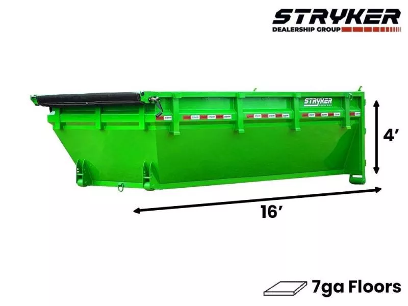 2025 16' Roll Off Bin 4' Walls 2-1284