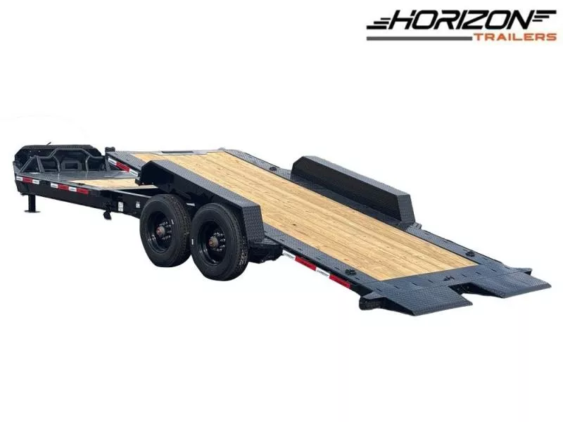 2025 24' Tilt Equipment Trailer Bumper Pull 82" Wide (2) 10K Axles