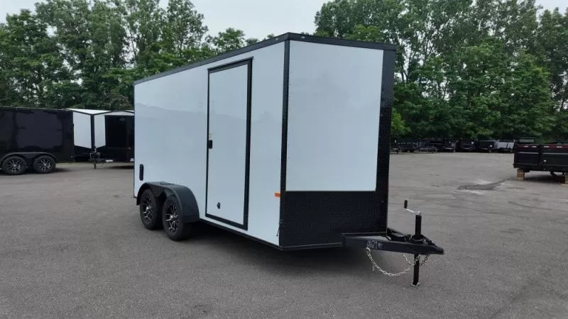 2025 7 x 14 TA Enclosed Trailer-Black Out Package-.080 Polycore-7' Interior 68621