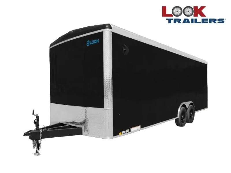 2026 8.5 x 20 Look Trailers Element SE Flat Top V Nose Enclosed Trailer-(2) 5.2k lb Axles 140439