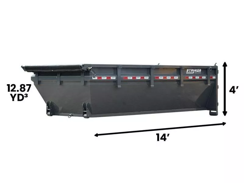2025 14' Roll Off Bin 4' Walls 2-1290
