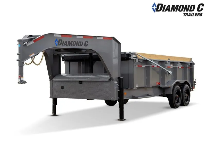 2024 Diamond C LPT Gooseneck Low Profile Dump Trailer