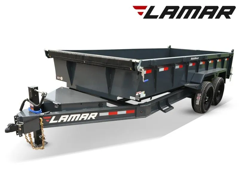 2024 Lamar DL Low Profile Bumper Pull Dump Trailer