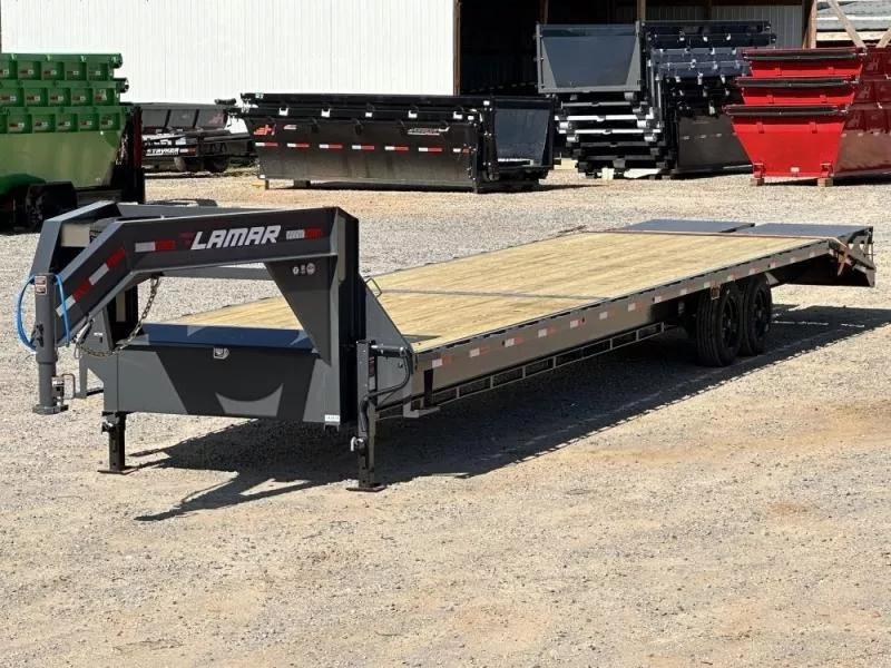 2025 36' FS Gooseneck Mega Ramps 8k Axles 16 Ply Tires