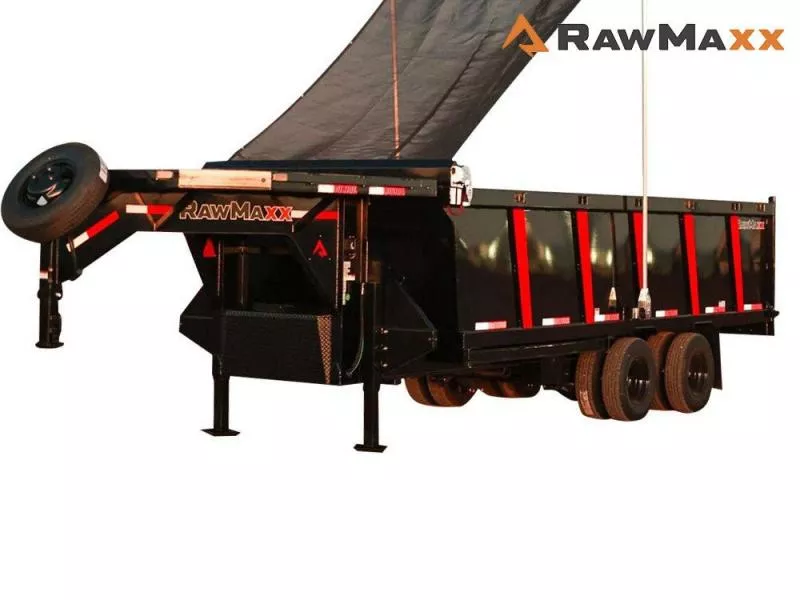 2024 RawMaxx HDX Gooseneck Dump Trailer