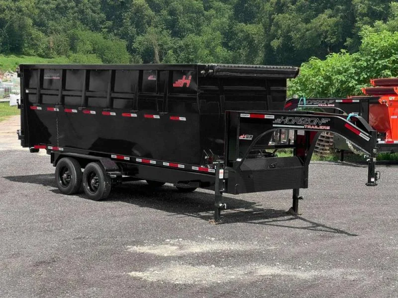 2025 Horizon 20' HRD GN Roll off Bundle (2) 10k Axles + 1 Bin w/ 6' Walls 7762