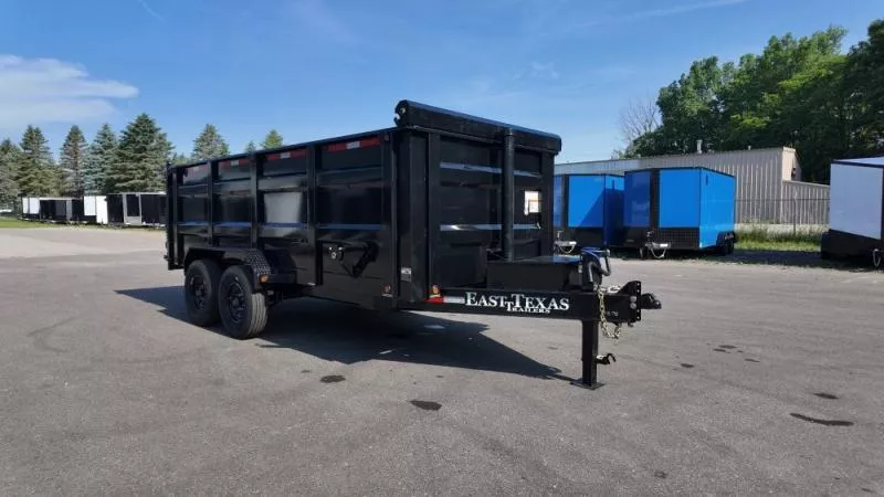 2025 83"x16' Bumper Pull Dump Trailer 48" Sides-16k GVWR-Telescopic Lift 47578
