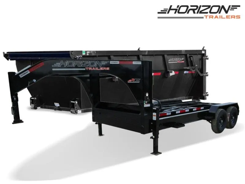 2026 Horizon 16' RDZ GN Roll off Bundle (2) 7k Axles + 1 Bin w/ 4' Walls 11137