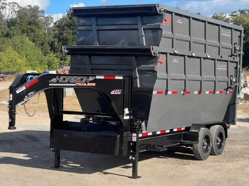 2025 Horizon 20' HRD GN Roll off Bundle (2) 10k Axles + 2 Bins w/ 6' Walls 0096-B