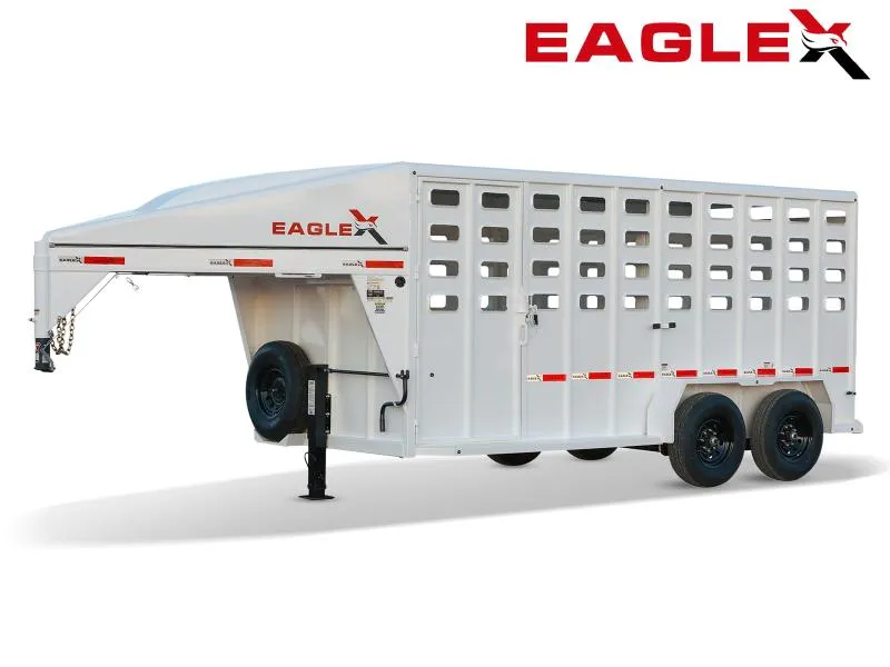 2024 EagleX Gooseneck Livestock Trailer