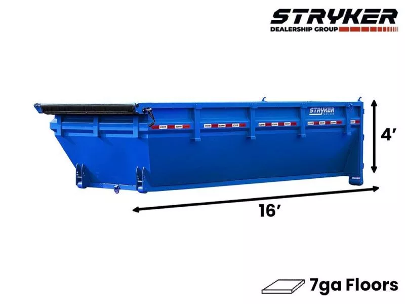 2025 16' Roll Off Bin 4' Walls 2-1320