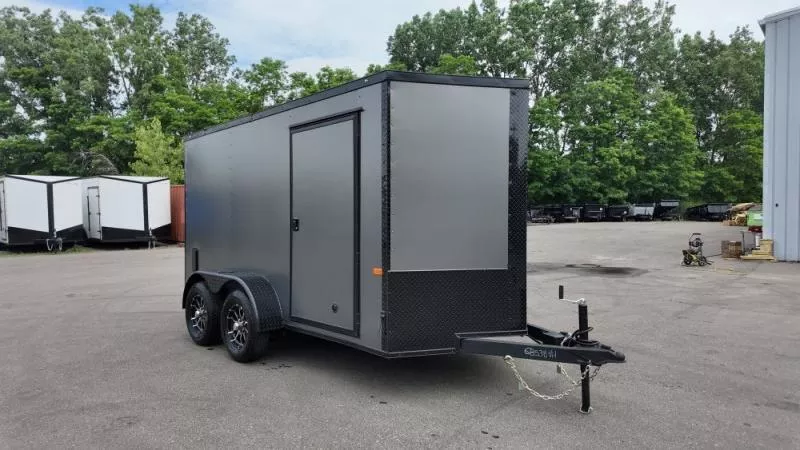 2025 6 x 12 TA Enclosed Trailer-Black Out Package-.080 Polycore 68538