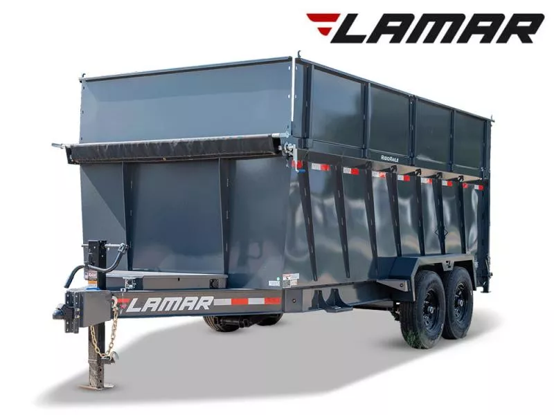 2024 Lamar DL Low Profile Bumper Pull Dump Trailer
