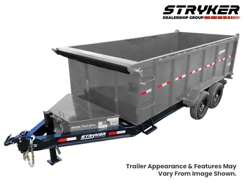 2026 16' SDT Dump Trailer (2) 8K Axles 48" Side Walls-620 Scissor Lift-3 Way Gate 003080