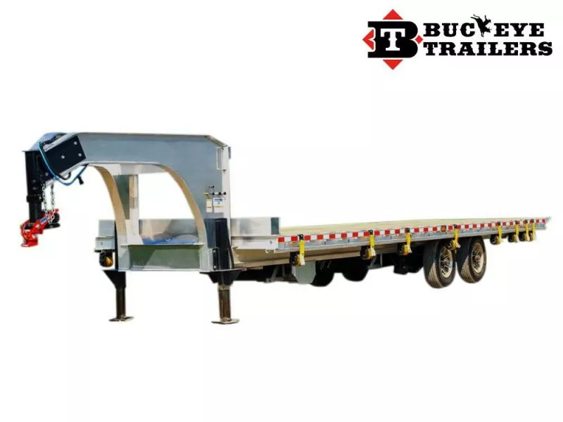 2025 Buckeye Aluminum Gooseneck Tilt Flatbed Trailer