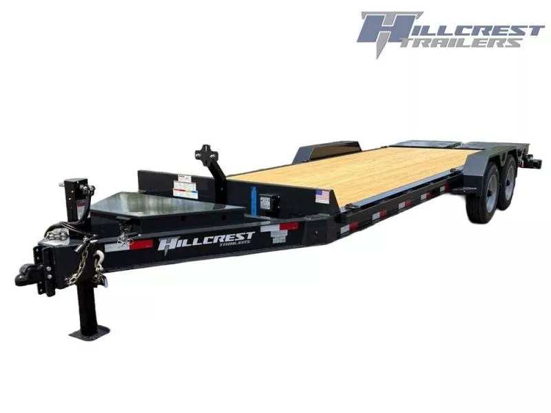 2025 24' I-Beam Equipment Trailer Mega Ramps BP-8k Axles-17.6k