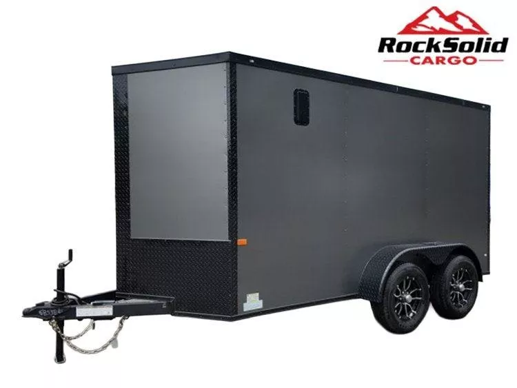 2025 6 x 12 TA Enclosed Trailer-Black Out Package-.080 Polycore