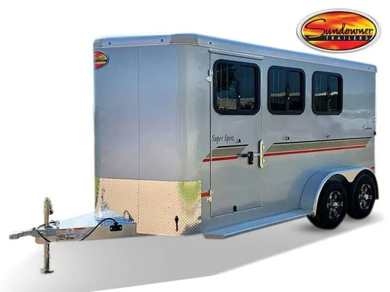 2025 Sundowner Super Sport Bumper Pull Horse Trailer