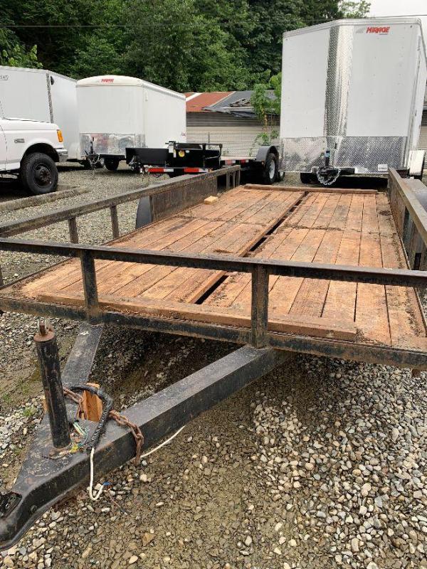 2000 Aztec UTILITY Flatbed Trailer 7X16 2000 Aztec UTILITY Flatbed Trailer 7X16