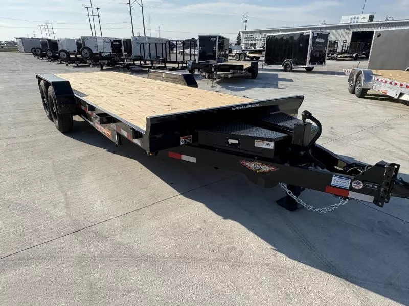 2026 H and H Trailer 82" x 22' Electric Tilt Speed Loader Car Hauler Trailer