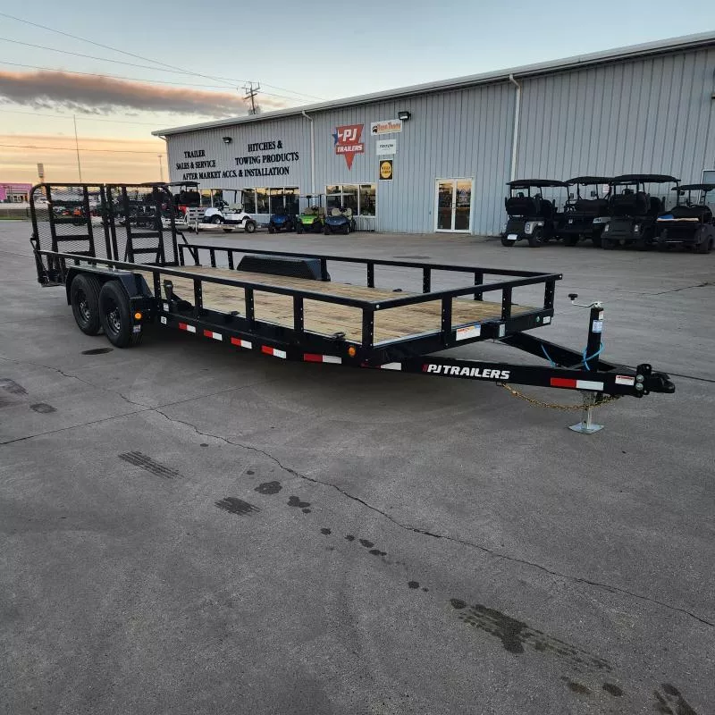 2026 PJ Trailers 83" x 22' Heavy Duty Tandem Axle Utility Trailer