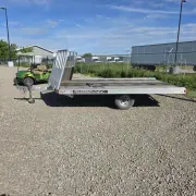 2013 Aluma 102x12 Drive On/Off Snowmobile Trailer photo 7