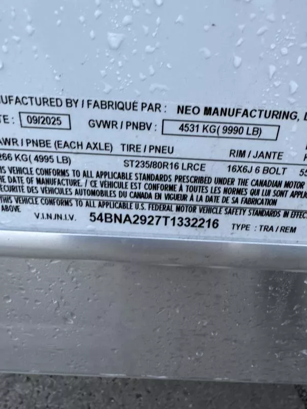 new Cargo (Enclosed) Trailers NEO Trailers  for sale, in Fargo, ND Thumbnail 12