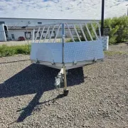 2013 Aluma 102x12 Drive On/Off Snowmobile Trailer photo 9