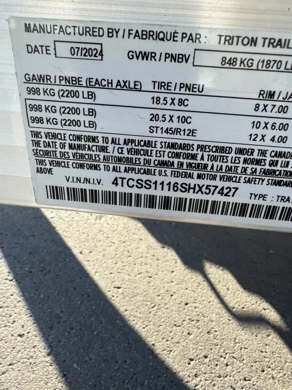 new Snowmobile Trailers Triton Trailers  for sale, in Fargo, ND Thumbnail 9