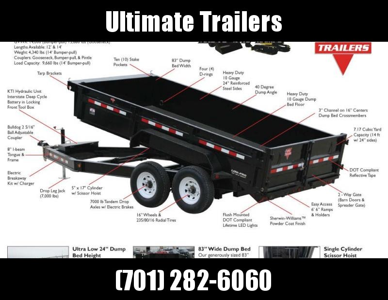 2020 PJ Trailers 83 Wide Dump - DL Series Dump Trailer 2020 PJ Trailers 83 Wide Dump - DL Series Dump Trailer