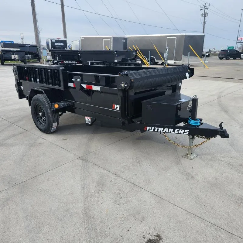 2026 PJ Trailers 5'x10' Single Axle Dump Trailer