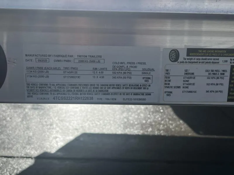 new Snowmobile Trailers Triton Trailers  for sale, in Fargo, ND Thumbnail 10